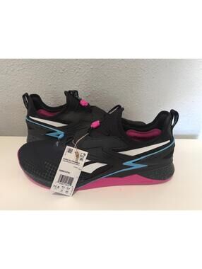 en Reebok Nano X3 Froning Training Shoes Black Pink White